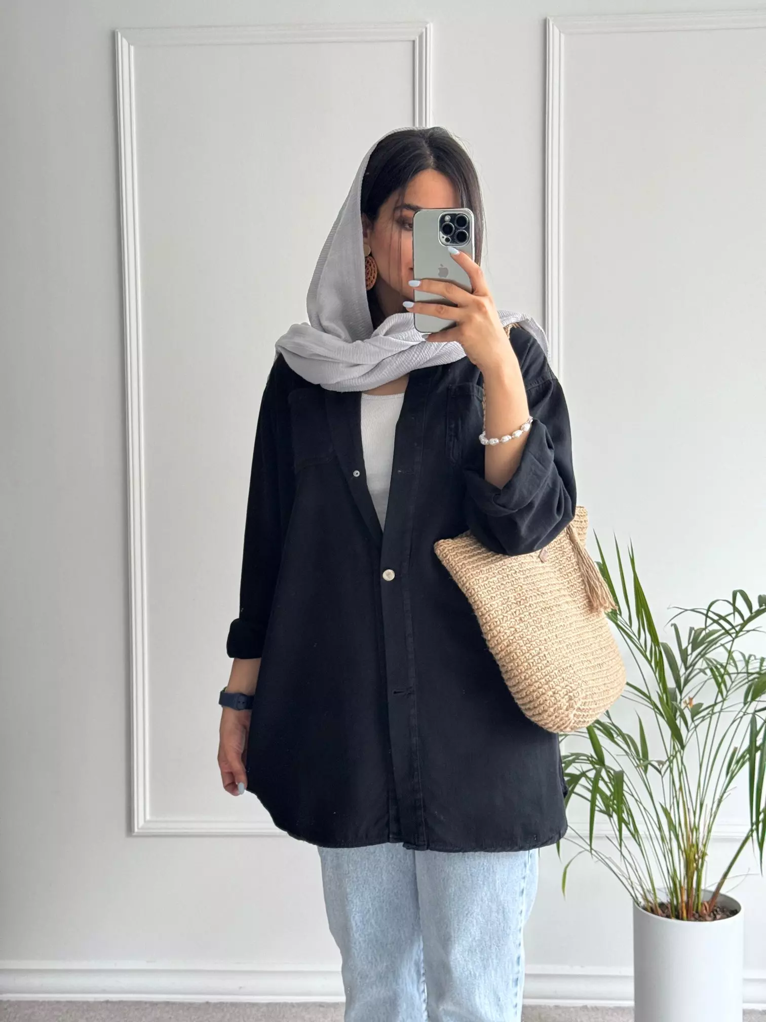 مانتو کتان زارا پلاس بلند ( دارای ایراد جزئی )